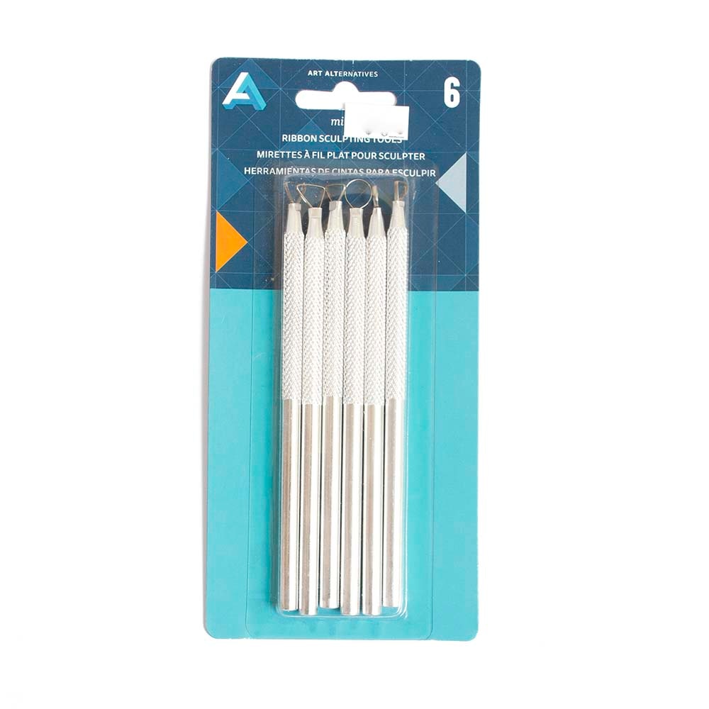 Art Alternatives, Craft Supplies, Ceramic, Art & School, Ceramic Tool, Mini Ribbon Tool, 6 piece, 406309
